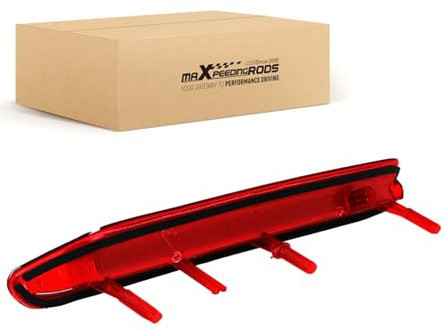 maXpeedingrods LED Dritte Bremsleuchte für Skoda Octavia Mk2 2004-2013 | 1Z9945097B, 1Z9945097C 3. Bremslicht Rücklicht Zusatzbremsleuchte 3. Bremsleuchte 1Z9945097, 1Z9945097A (Rot)
