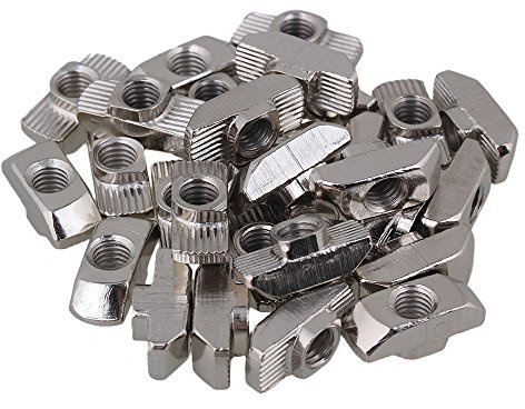 Yibuy 30 Stück 40 Serie Europäische M6 Drop-In T-Nut Nut Aluminium Profil Kohlenstoffstahl