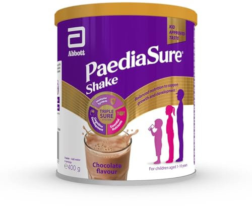 PaediaSure Shake – Chocolate Flavour – 400g – Balanced Nutritional Supplement Drink – Multivitamin for Kids – With Protein, Carbohydrates & Minerals – Supports Growth & Development – Vegetarian