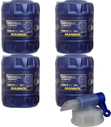 80L MANNOL Universal Getriebeöl 80W-90 API GL 4 MN8107-20 inkl. Auslaufhahn