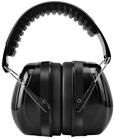 Tiiyee Professional Ear Protectors, Safety Noise Reduction Cancelling Earmuffs Headphones Sleeping Soundproof Defenders with Soft Foam Ear Cups for Sleep Study Shooting Hunting Mowing Kids Adult