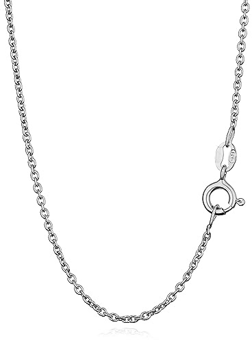NKlaus Ankerkette 925 Silber anlaufgeschützt Damen Mädchen 1,1mm breite Halskette