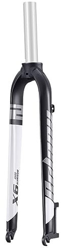 Forcelle rigide per mountain bike 26/27,5/29 pollici 1-1/8 Forcella anteriore ultraleggera per bicicletta Tubo dritto senza filettatura Forcelle MTB QR 9X100mm Freno a disco in lega di allumini