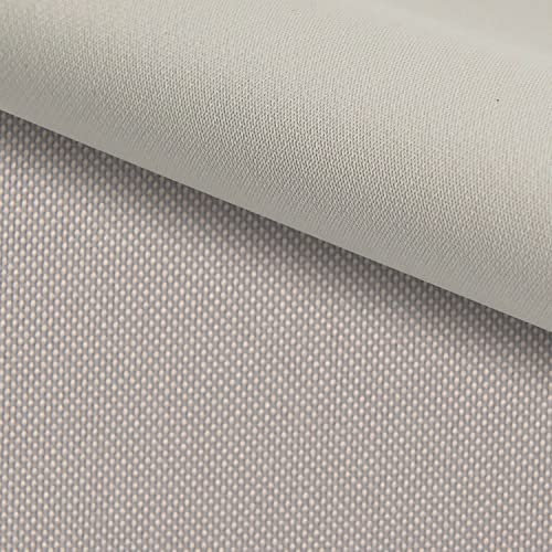 PINaPIN Wasserdichter Polyesterstoff 100% Polyester Stoffe meterware zum nähen Gartenmöbel, Schirme, Vorhänge für Garten KODURA 100x150 cm (Hellaschgrau)