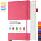 FOCUS DAY Notizbuch Tagebuch B5 für Erwachsene, 320 Seiten Notizblock Journal Buch, geeignet zum Schreiben und Notieren im Büro, in der Schule und zu Hause, Hardcover, Liniert, 19 x 25,4 cm, Rosa