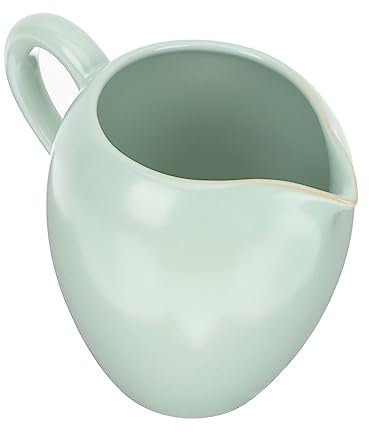Hoement Brocca Ceramica Per Latte e Caffè Dispenser Per Sciroppo Utensile Per Latte Art Design Vintage Adatta Per Servizi Di Caffè e Tè