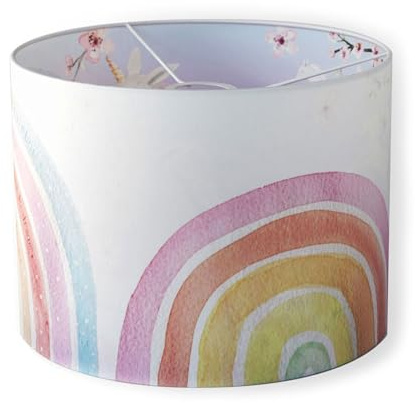 Hartendief Drei Regenbogen Pendelleuchte | Für Baby- & Kinderzimmer | Kinderzimmerdesign | Handgemalt & nachhaltig | Deckenleuchte | Deckenlampe | Pendellampe