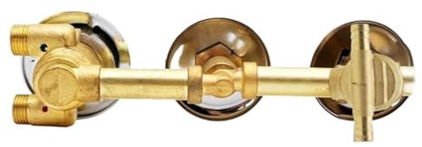 DDRROJFRS Thermostatventil, Dusche, Badewanne, Solar-Mischventil, offener Regenwasserbereiter, Temperaturregelventil, Wasserhahnschalter, automatisch(14)