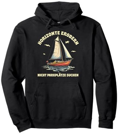 Lustige und witzige Segeln Geschenke Segel Boot Segler Pullover Hoodie