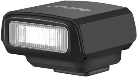 ORDRO FL-10 Mini Camera Flash Speedlite for Fuji/Sony/Nikon/Canon, Digital Film Cameras, Portable Mini Shoe-Mount Flashes for DSLR Cameras. (Black)