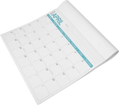 JEWEDECO Magnetischer Papierkalender Für Kühlschrank Praktischer Und Dekorativer Monatsplaner Mit Klaren Druckbildern Und Einfacher Montage Für Haushaltsorganisation