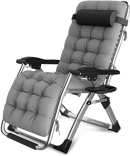 Zero Gravity Chair, Lounge Chair, Folding Recliner,Sun Lounger Garden Chairs, Portable Heavy Duty Zero Chaairs with Cup Holder,Oversized Recliner Used for Outdoor Patio Beach Swimming Pool(D)
