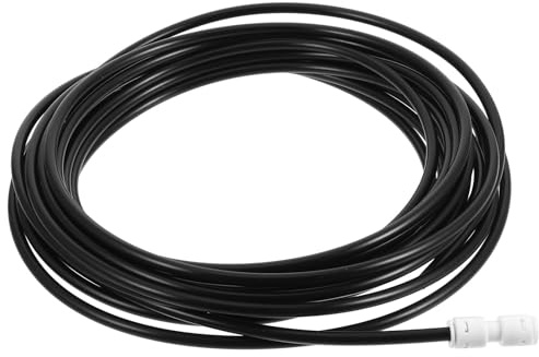 SOPOTUTU Tubo Flessibile PE 10m Nero per Depuratore d'Acqua Tubo Plastica per Purificatore Raccordo Compatibile per Frigoriferi e Macchine del Ghiaccio Accessorio per Impianto di