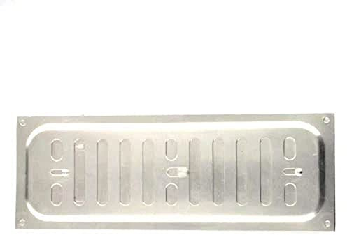 Merriway Pequeña rejilla de ventilación BH05705 regulable, prueba y error, 200 x 55 mm, de aluminio