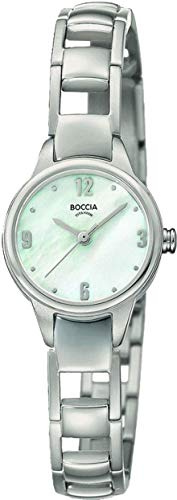 Boccia Damen Armbanduhr Analog Quarz Titan 3277-01