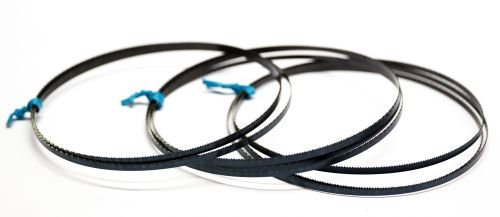 SBM - Set di 3 lame per sega a nastro in acciaio per utensili, 1400 x 6 x 0,36 mm, con 14 denti per pollice