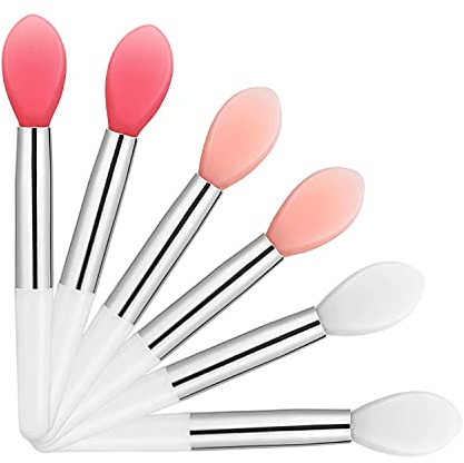 SALOCY Silicone Lip Brush,Lipstick Applicator Brushes,Makeup Brushes,9Pcs