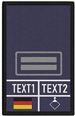 Copytec Rank Patch Feuerwehr Brandmeister Truppführer Personalisiert NRW BM Feuer #36663