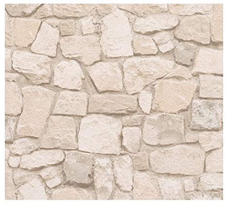 Unknown1 Beige Natural Stone Wallpaper 20.9 X Farmhouse Paper Washable