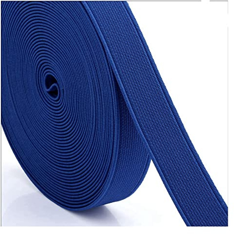 SHTGOI Bandas de goma planas de 28 m, bandas elásticas de colores, cinta elástica para coser, encuadernación de lona, banda de goma cifrada para manualidades, bandas de cintura, ropa, fabricación de