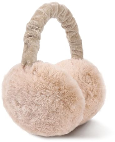 omitium Cache-oreilles, Cache-oreilles d'hiver Pliable Réglable en Pluché Écouteurs Confortables Doux pour l'hiver Équitation Cache-oreilles Chauds pour Femmes et Hommes, 1