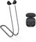 MOWYEOK Correa antipérdida para auriculares, compatible con auriculares Samsung Galaxy Buds 2 Pro, cordón de silicona suave, adecuado para deportes al aire libre, correr, fitness, color negro