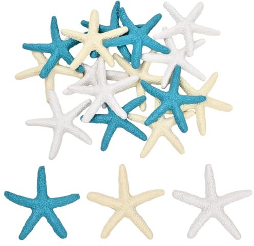 15 Pezzi Stella Marina in Resina - Decorazioni Marine per Casa e Progetti Craft