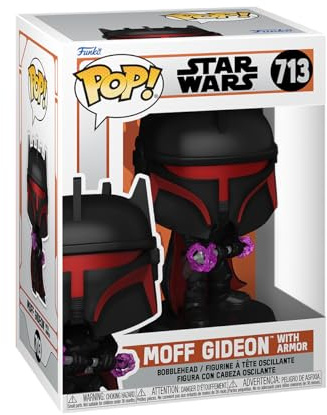Funko POP! Star Wars: the Mandalorian 0- Moff Gideon Med Rustning - Samlarobjekt Vinylfigur - Presentidé - Officiell Merchandise - Leksaker för Barn & Vuxna - TV-fans - Modellfigur för Samlare