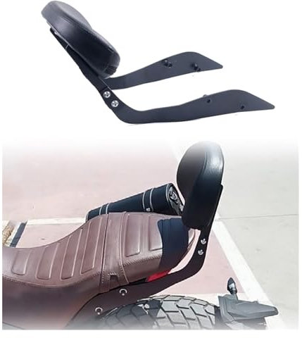 BUTUFYTR Motorrad Gepäckträger Hinten Für C&FMOTO NK150 150NK Hinten Seite Sattel Tasche Box Halterung Motorrad Rückenlehne Mit Gepäck Rack Träger(B)