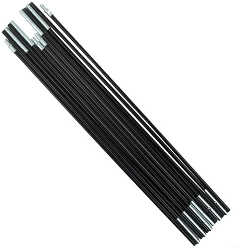 Flexible Fiberglasstangen für Wohnzelte, einfach zu tragen und zu installieren (3 m)