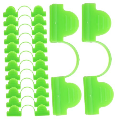 INOOMP 50stücke Kunststoff Gewächshaus Befestigung Klemme Winddicht Klammern Für Gewächshaus Thermofolie Fixierklammern Gartenklammern