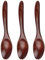 Lot de 3 cuillere en bois,ustensiles de cuisine bois,cuillere miel bois,cuillere en bois de cuisine,14cm petite cuillere en bois,cuillère à thé en bois,pour mélanger des salades, du café
