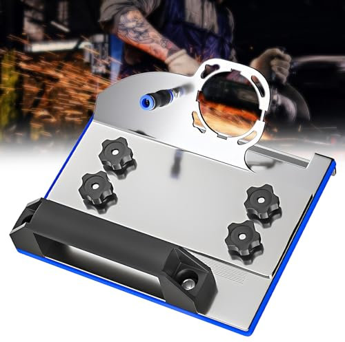 Winkelschleifer-Ständer Für Schneiden von Fliesen im 45°-Winkel, mit Wasserleitung, Winkelschleiferständer, Schleiferständer, Spezialschneideständer, geeignet für Winkelschleifer Typ 100