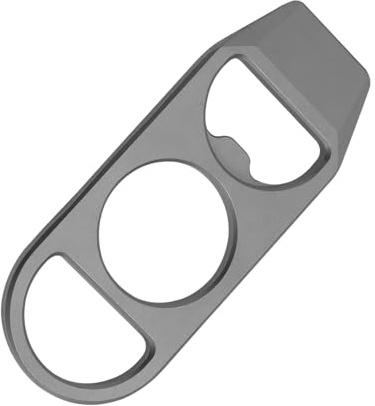 ainhue A244 Mini Pry Bar Bottle Opener, 2pcs Set TC4 Titanium Multi-Tool EDC Keychain Carry Small Prybar Crowbar Hex Wrench