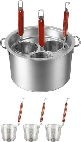 GIQKDZNUO Pentola per Pasta in Acciaio Inox, pentola per Pasta in Acciaio Inox e cestello scolapasta, Utensili da Cucina per Cucina, Ristorante, pentola per Pasta, tagliatelle, Esecuzione
