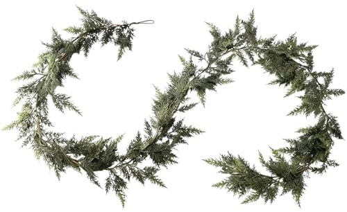 Weihnachtsgirlande Naturgetreue Tannengirlande Weihnachtsdekorationen Künstliche Girlande Treppengeländer Türrahmen