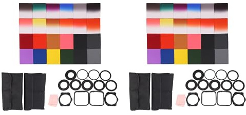 ISTOVO 48Pcs Adaptateur pour Filtres Gradués ND 18Pcs, Porte-Filtre Pare-Soleil pour Série P