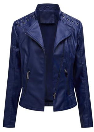 Giacca Similpelle Donna Giubbino Ecopelle Giubbotto Pelle Giubbotto Similpelle Biker Giubbini Moto Leather Jacket Giacche Finta Pelle Pu Bikers Giacca Chiodo Ecopelle Giubbotti Moto Donna Primavera