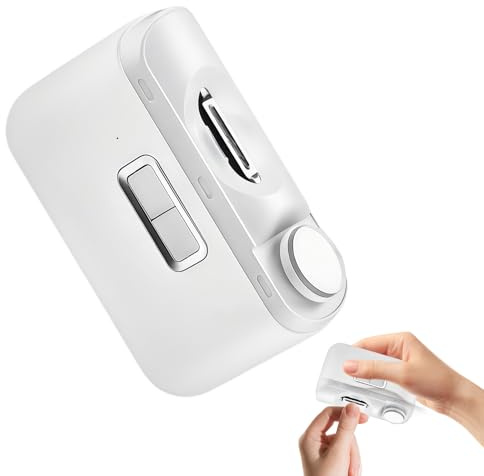 Coupe Ongle Electrique 2 en 1 avec Lime, Coupe-Ongles Automatique avec 2 Vitesses Rechargeable, Lumière LED et Réservoir de Débris, Lime à Ongle Silencieuse Faible pour Bébé Adulte Personnes Âgées
