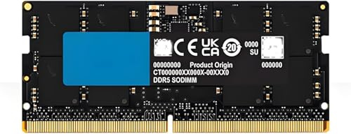 GUOM DDR5 RAM 16GB 5600MHz SODIMM Datorminne för bärbara datorer 262-PIN 1.1V