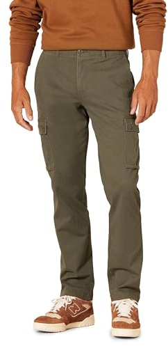 Amazon Essentials Pantalon Cargo en Tissu Stretch Coupe Ajustée Homme