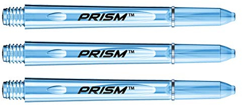 WINMAU Prism 1.0 Blau Medium Polycarbonate Dart Stems - 1 Sätze pro Packung (3 Schäfte insgesamt)