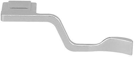 Haoge THB-XT4S Metall Blitzschuh Daumen Griff Daumengriff Handgriff für Fujifilm Fuji X-T1 X-T2 X-T3 X-T4 XT1 XT2 XT3 XT4 Kamera Silber