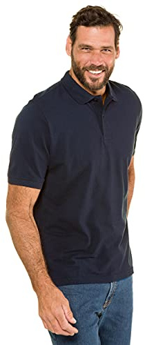 JP 1880 Polo, Básico, Media Manga, Piqué, hasta La Talla 10xl, Camisa de Polo para Hombre