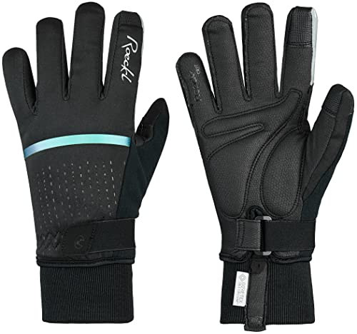 Roeckl Watou Damen Winter Fahrrad Handschuhe lang schwarz/grün 2023: Größe: 6.5