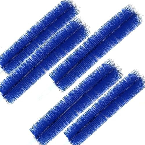 Flexible Fan Dusting Brush, Bendable Dusting Brush, Microfiber Dust Collector, Electric Fan Cleaner, Fan Cleaning Brushes, Microfiber Chicken Feather Duster (blue-5 pieces)