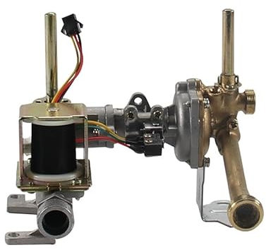 EKCOS Ensemble de pièces de Chauffe-Eau à gaz, vanne de gaz et d'eau 6L