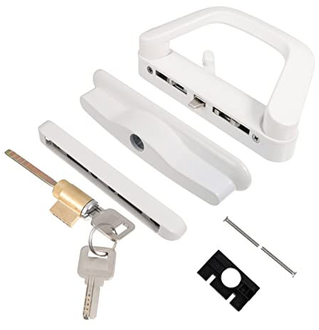 Artibetter Serratura Per Porta Scorrevole in Lega Serratura Per Scorrevole Per Privacy Installazione Facile e Utilizzo Pratico