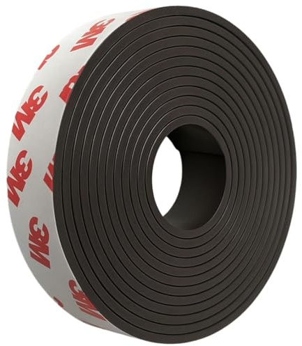 GTSE Magnetic Tape 20mm x 3m, Self Adhesive 3M backing, Easy to Cut & Stick Magnetic Strips, For lightweight tasks, Perfect for DIY, Whiteboard, Fridge Organization, Window Screen/Door Curtain