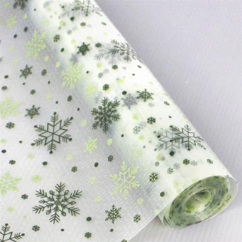 EVA-kylskåpshyllor, Lådhylla Liner Matta Flerfärgad(Green Snowflake)